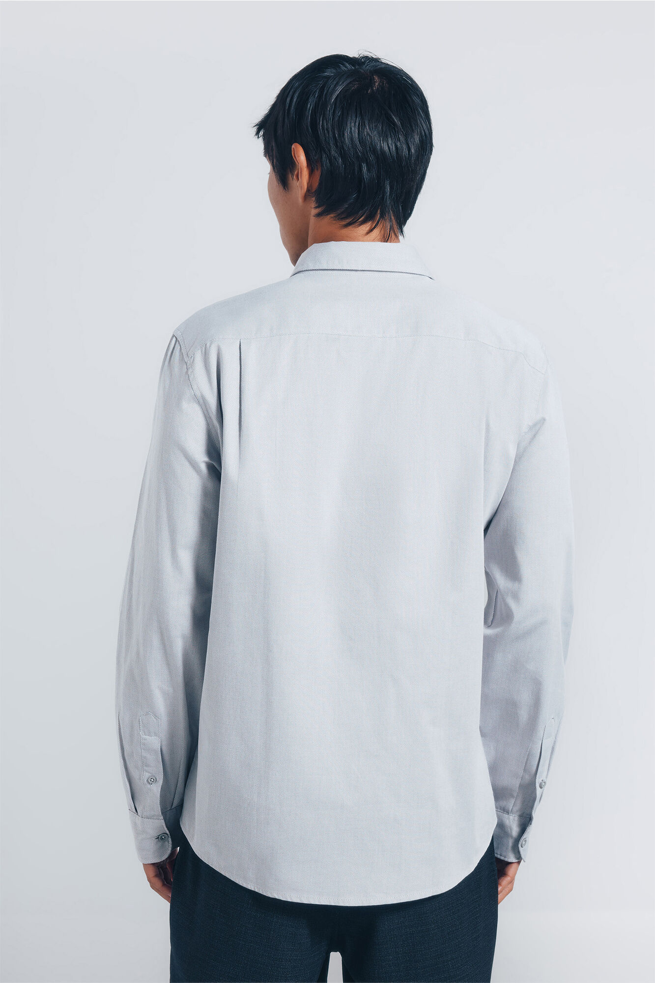 Springfield Camisa estructurada de f&aacute;cil cuidado gris