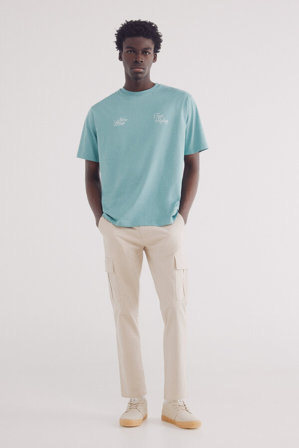 Springfield Playera slow living verde