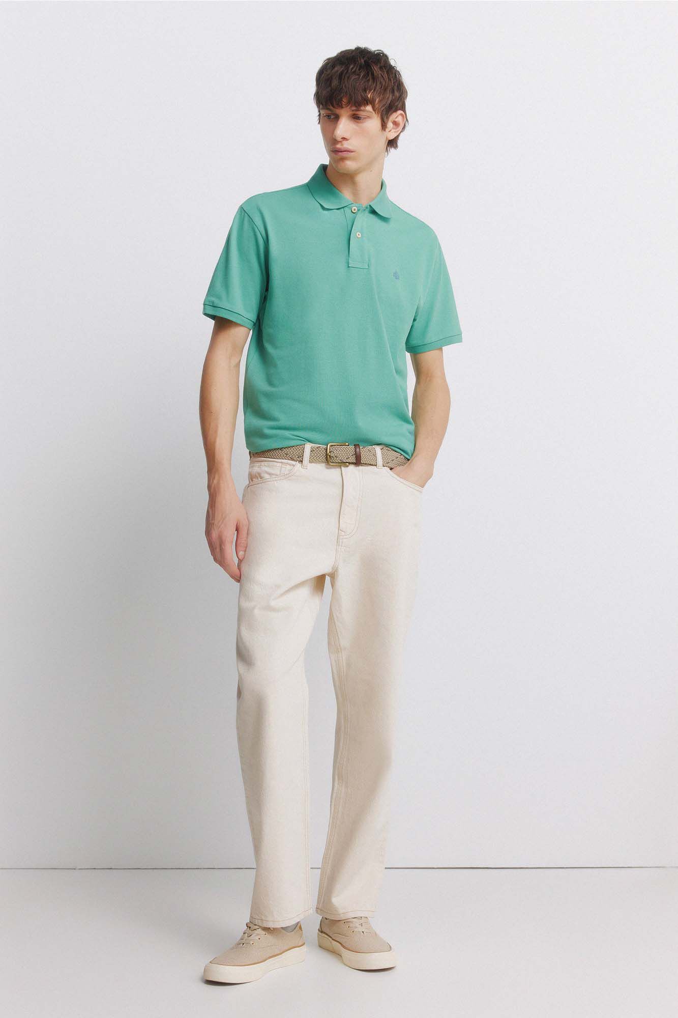 Springfield Polo b&aacute;sico regular fit verde