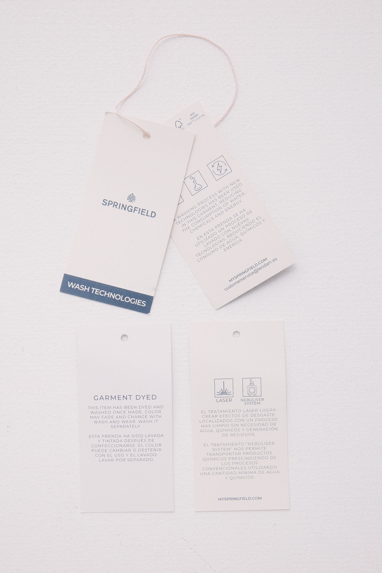 Springfield Pantal&oacute;n slim fit de 5 bolsillo naranja