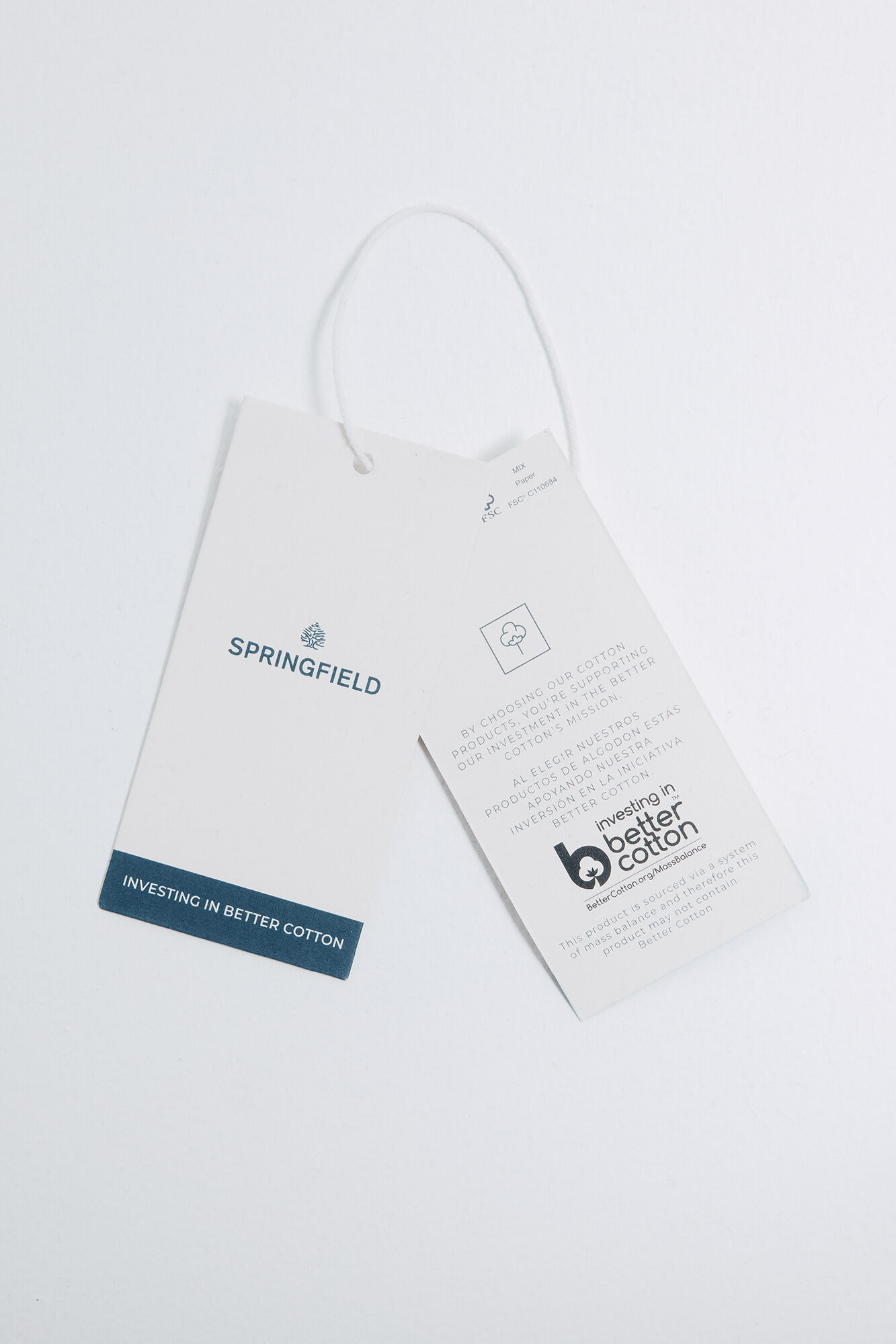 Springfield Blusa plumetti lace azul mezcla