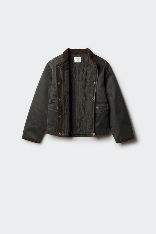 Springfield Kids Parka detalles niña khaki