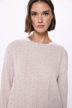Springfield Playera detalles trenzados beige