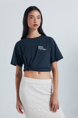 Springfield Playera gráfica espalda gris