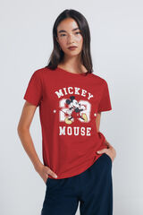 Springfield Playera "Mickey Mouse" rojo