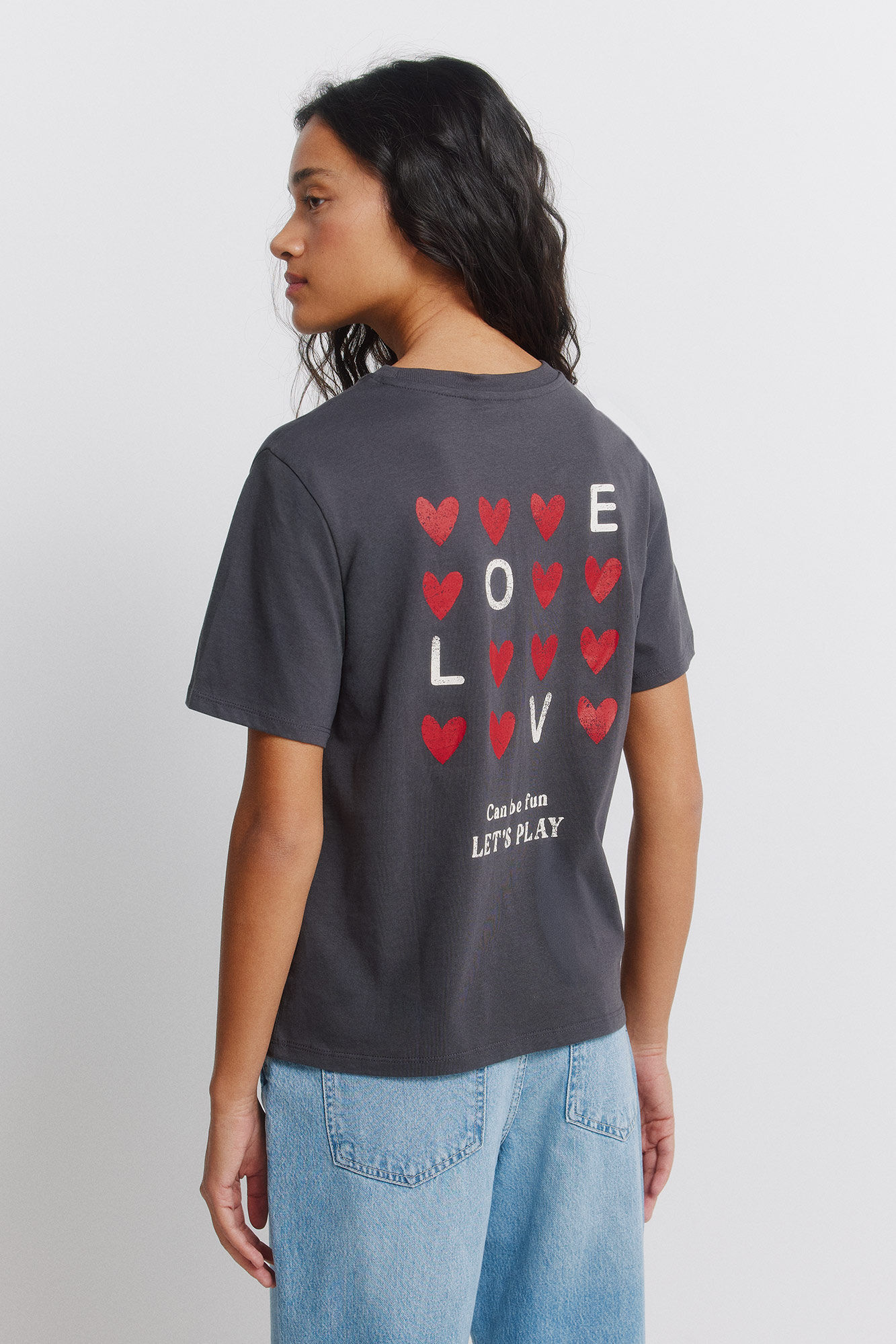 Springfield Playera manga corta 'Love'