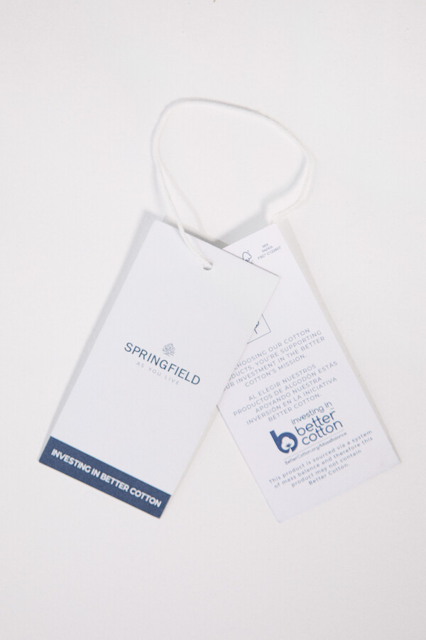 Springfield Polo manga larga lavado regular fit verde