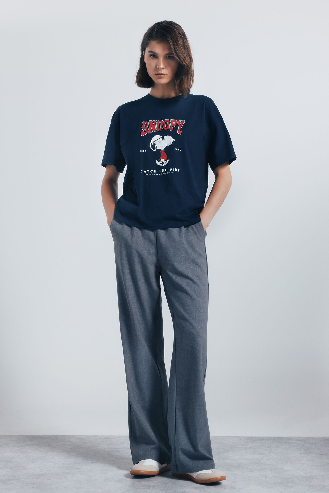 Springfield Playera "Snoopy" marino