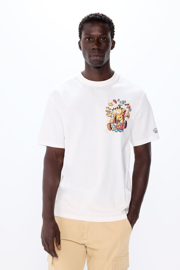 Springfield Playera Bob Esponja marfil