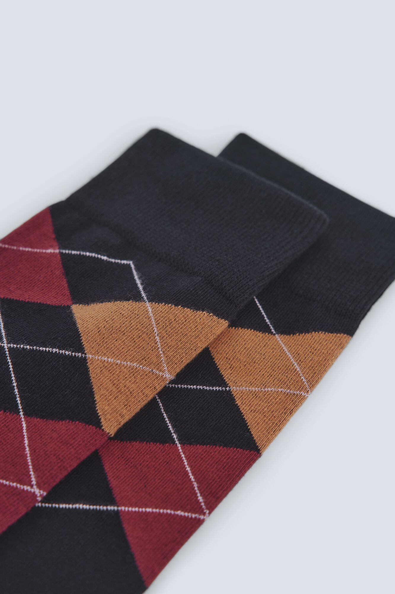 Springfield Calcet&iacute;n largo rombos negro