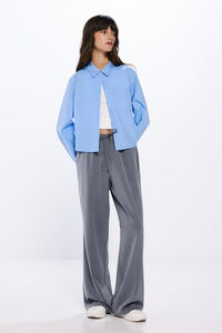Springfield Pantalón jogger básico gris