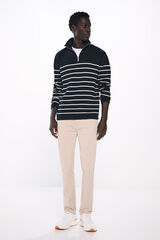 Springfield Pantalón chino skinny fit café