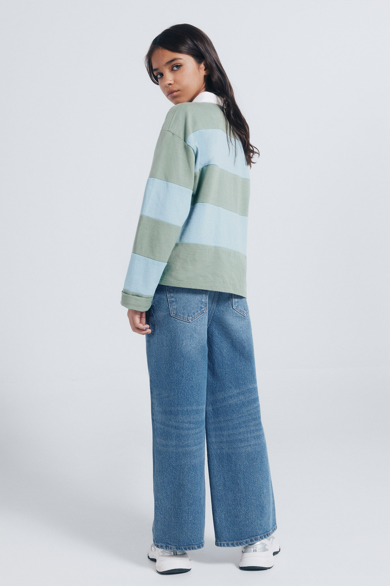 Springfield Kids Jeans denim culotte ni&ntilde;a azul