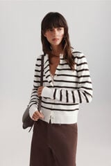 Springfield Chaqueta de punto suave beige