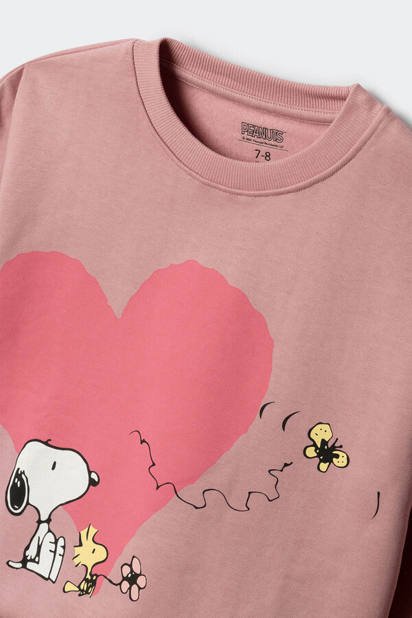 Springfield Kids Sudadera Snoopy niña rosa