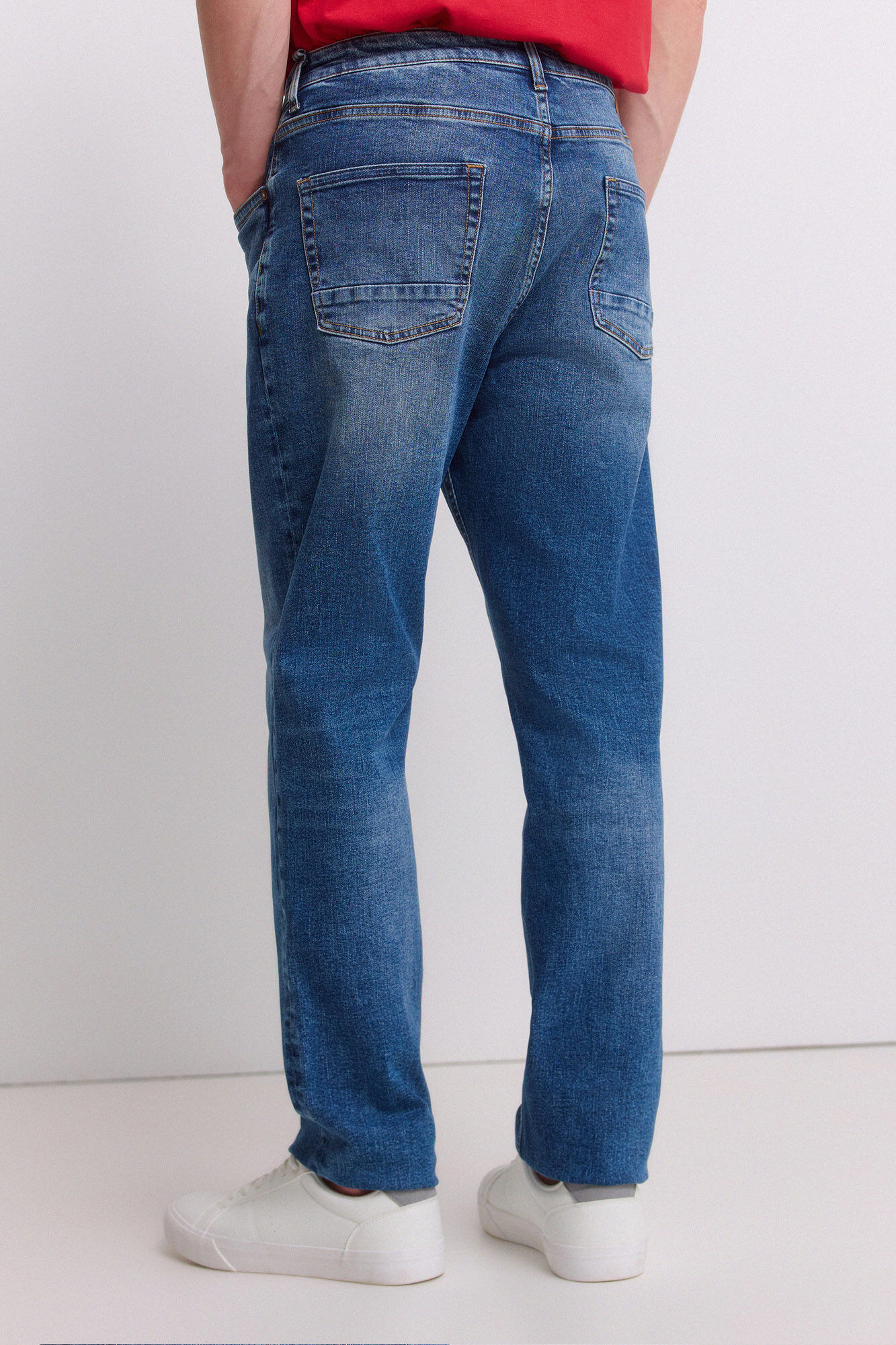 Springfield Jeans lavado medio oscuro slim fit azulado