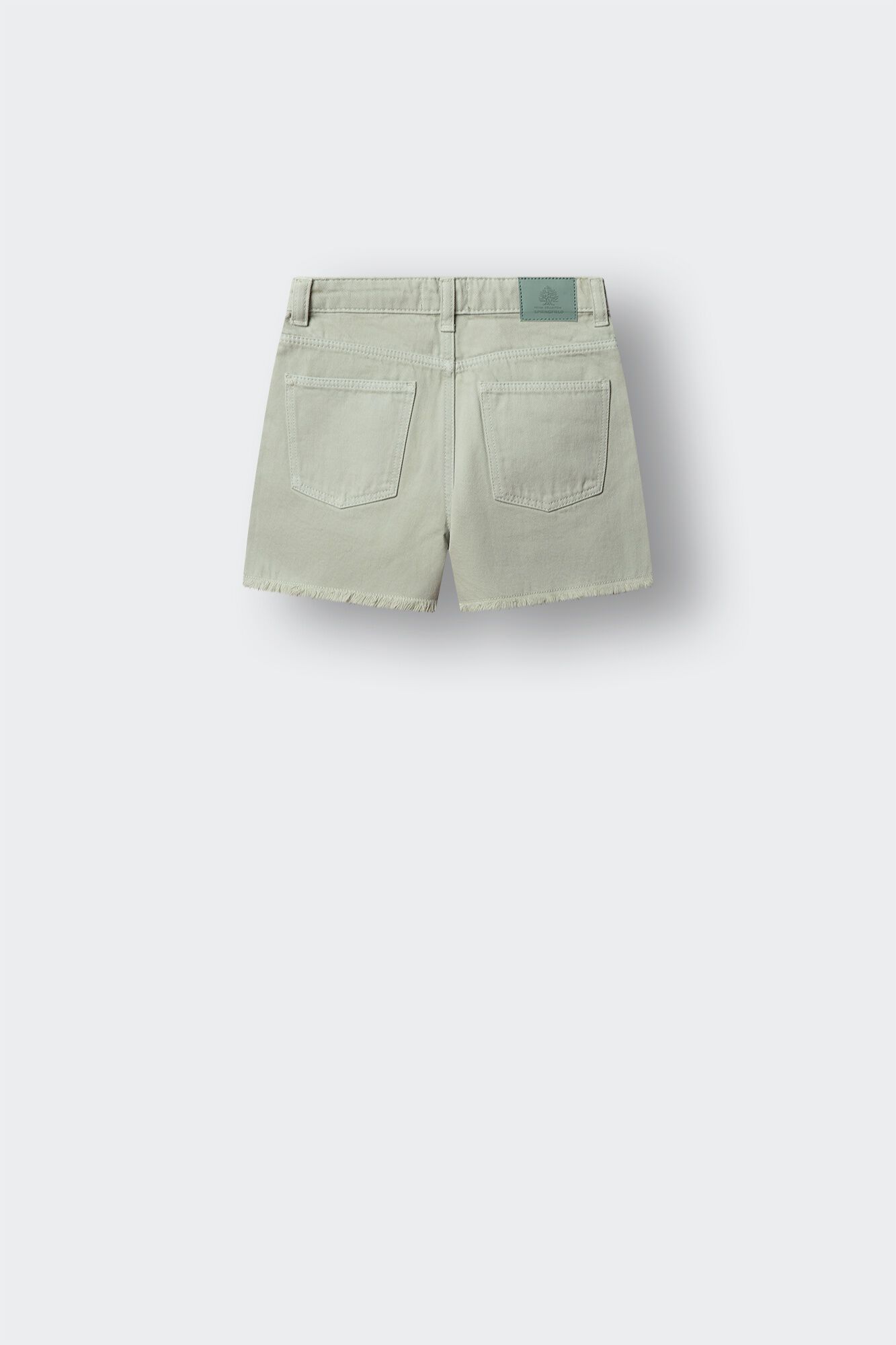 Springfield Kids Short de sarga bordado de flores para ni&ntilde;a