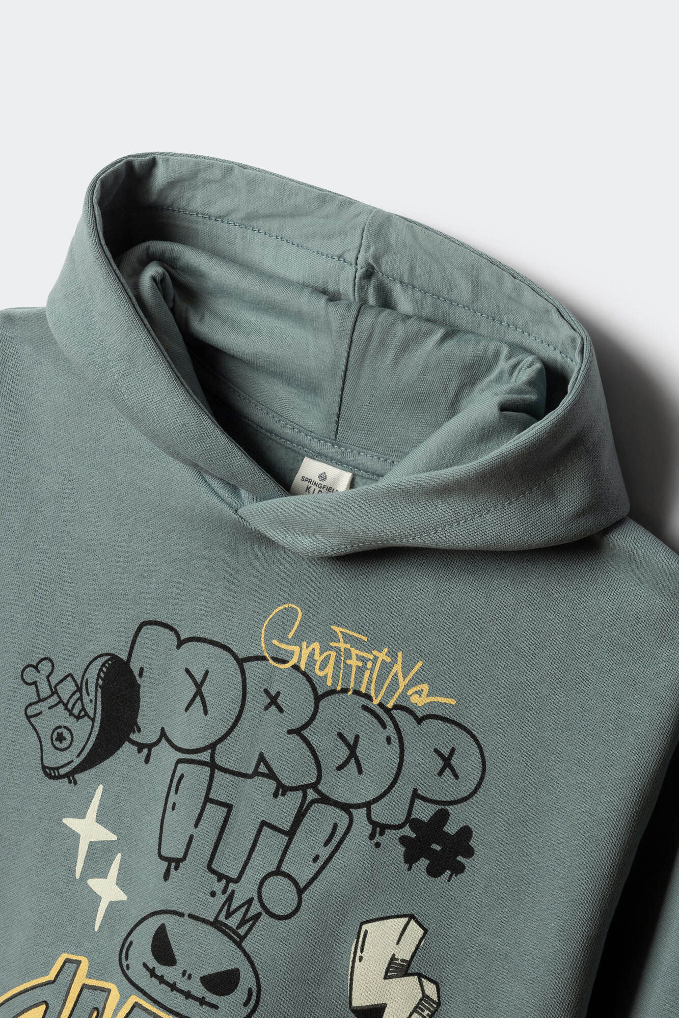 Springfield Kids Sudadera con capucha"Drop it" ni&ntilde;o azul