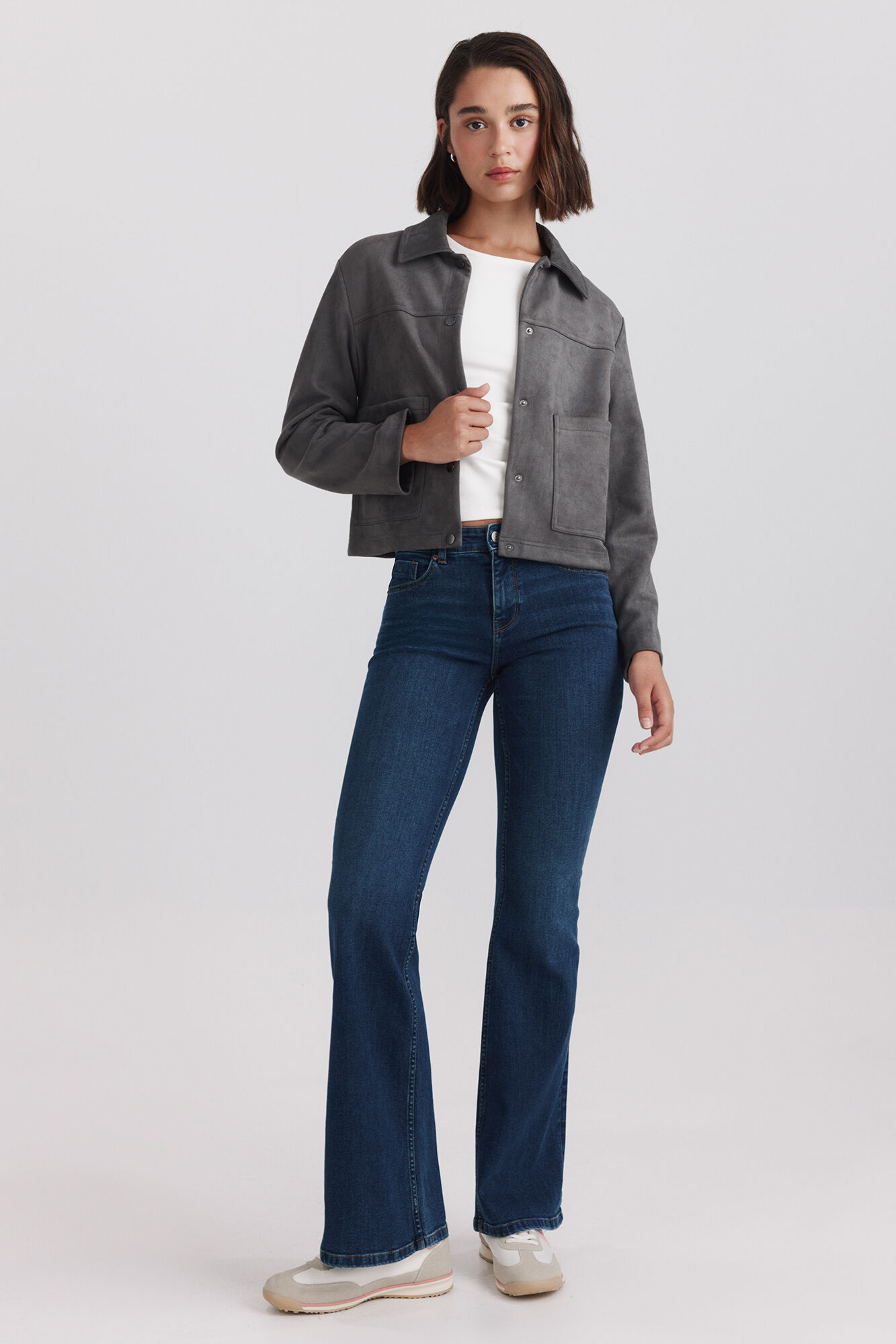 Springfield Jeans bootcut flare de tiro bajo