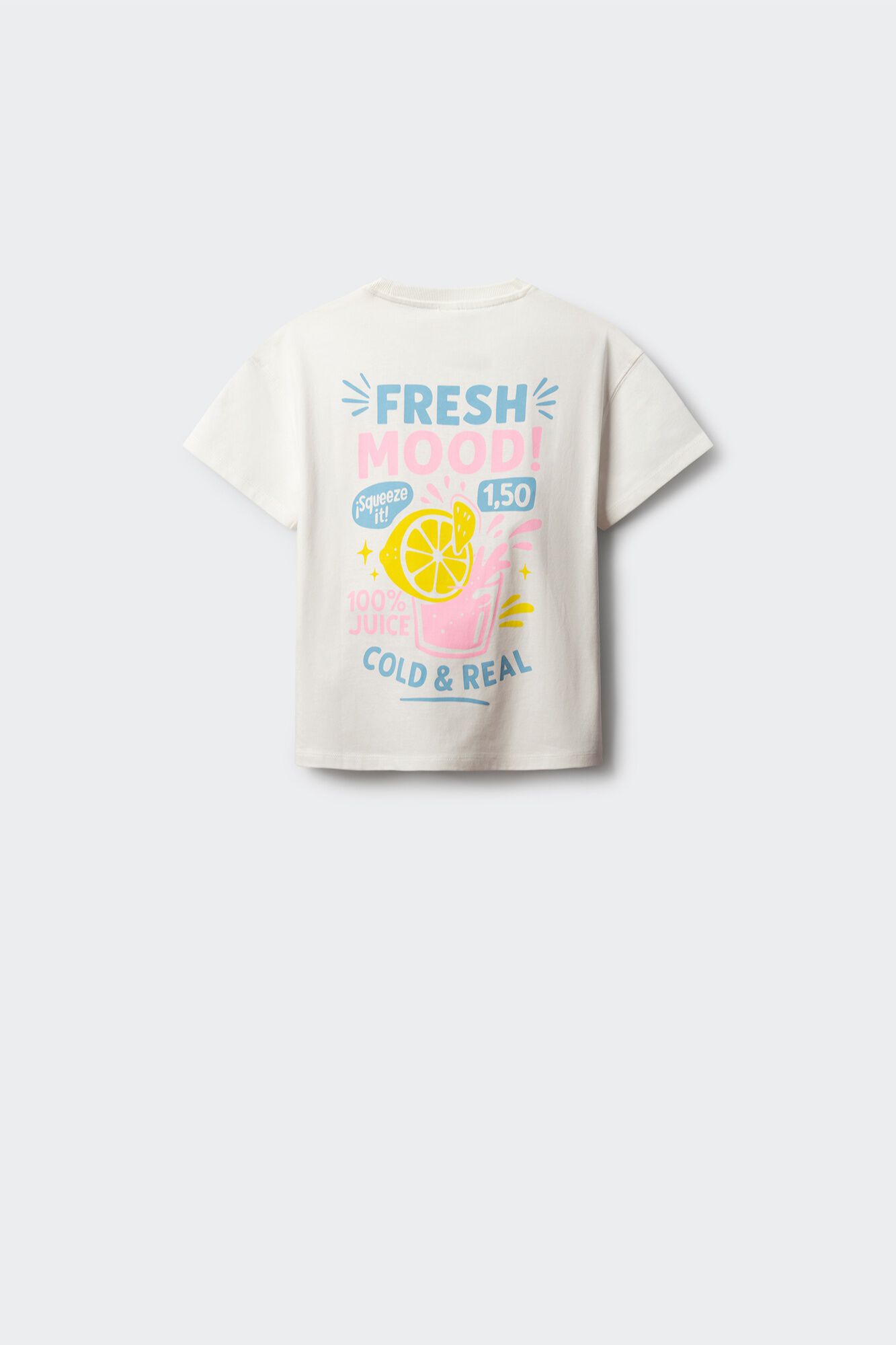 Springfield Kids Playera de manga corta limonada para ni&ntilde;a