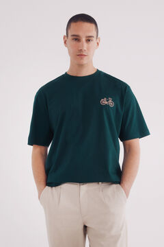 Springfield Playera don't look back verde
