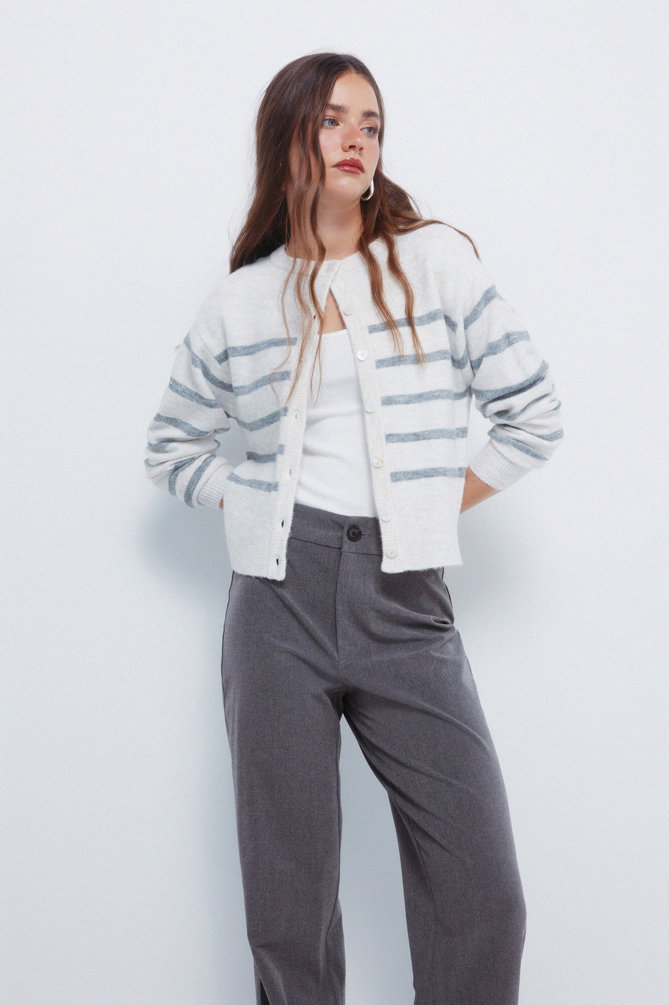 Springfield Pantalones de sastre gris