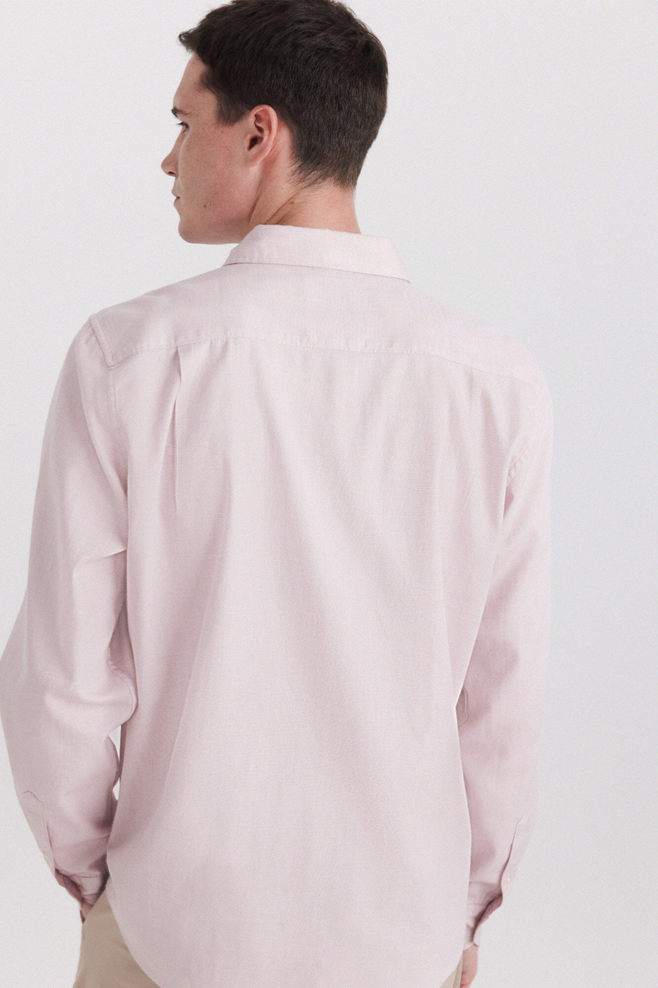 Springfield Camisa de estructura naranja