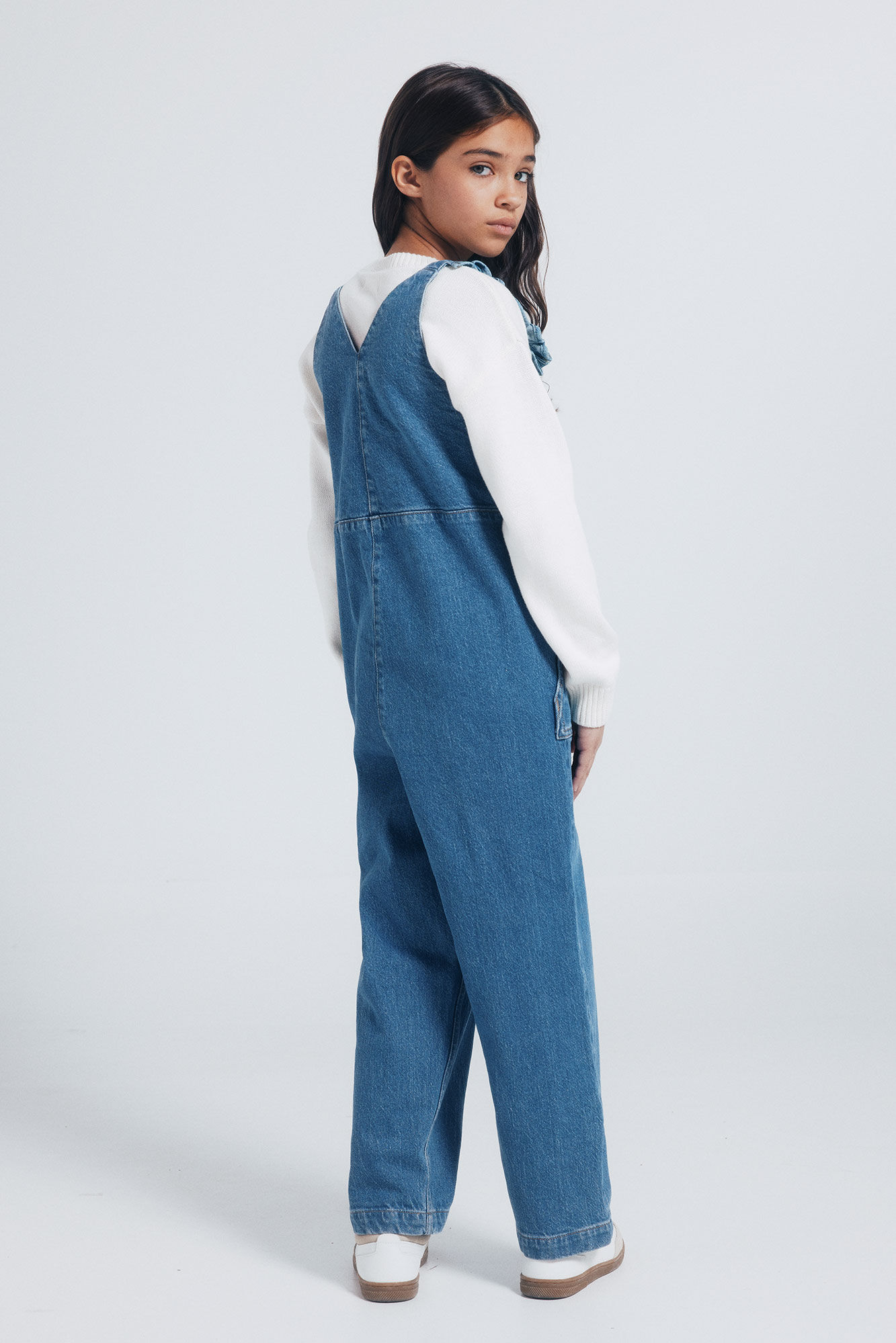 Springfield Kids Overol largo denim ni&ntilde;a azul