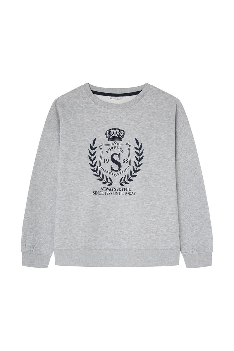 Springfield Sudadera "Forever 19 S 88" gris