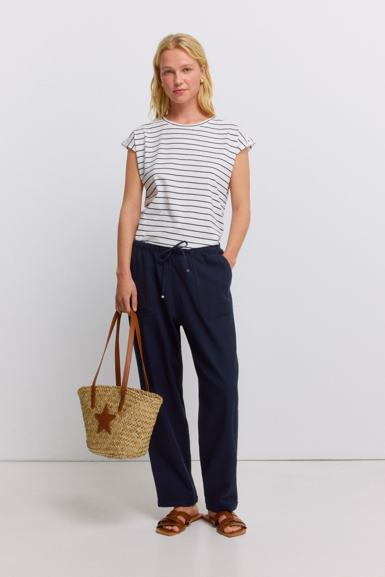 Springfield Pantal&oacute;n jogger marino