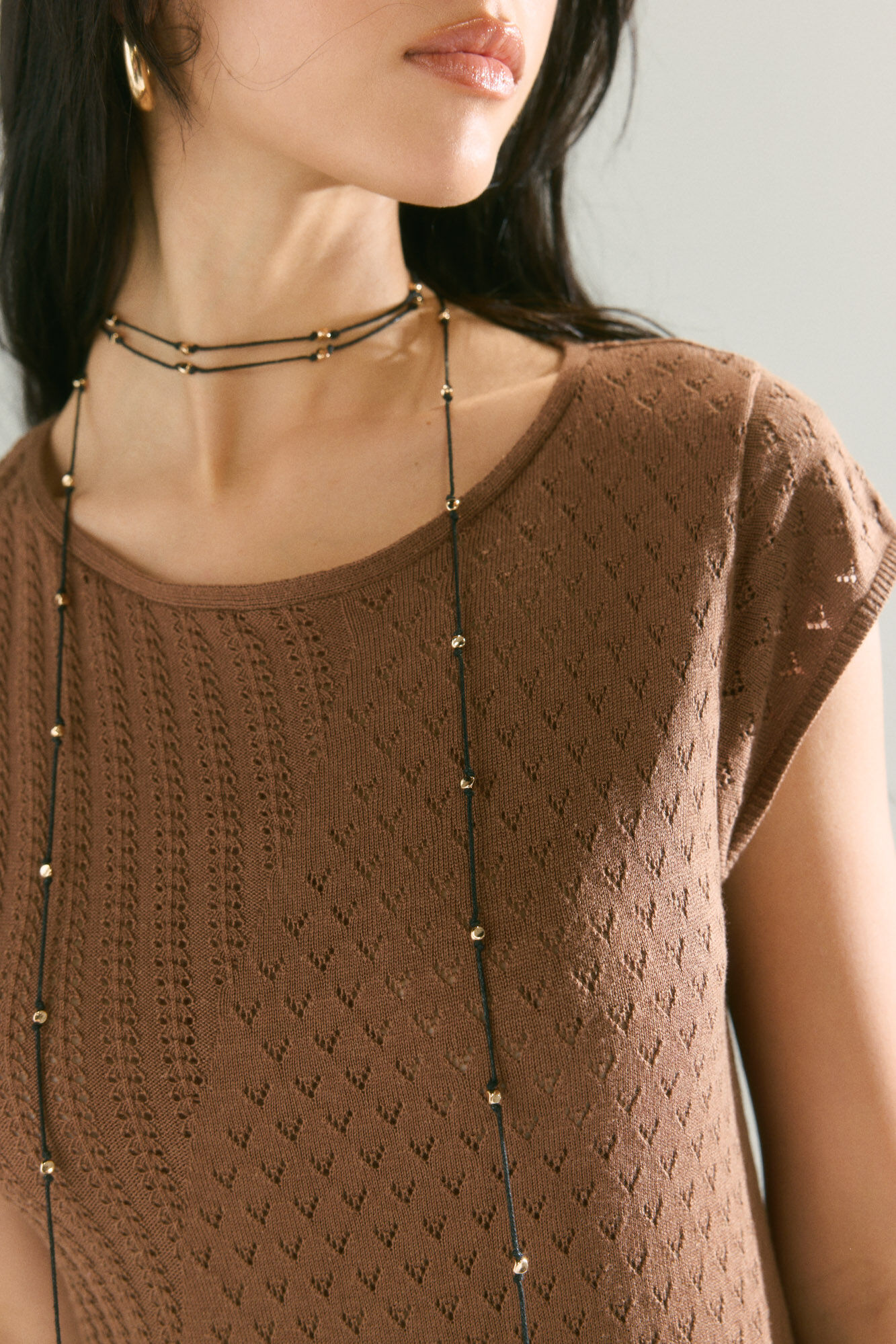 High Spirits Vestido Clay caf&eacute;