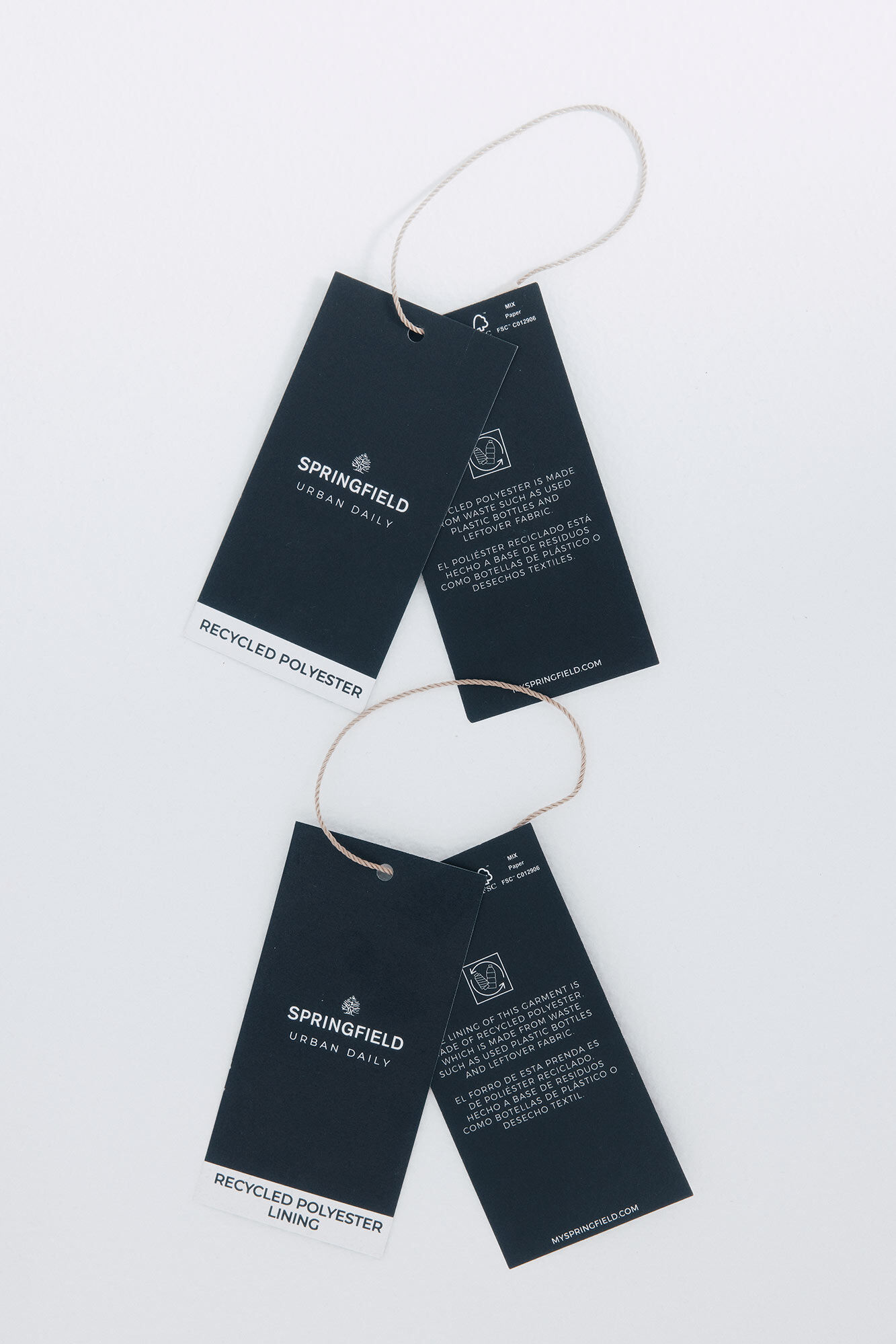 Springfield Chamarra efecto ante caf&eacute;