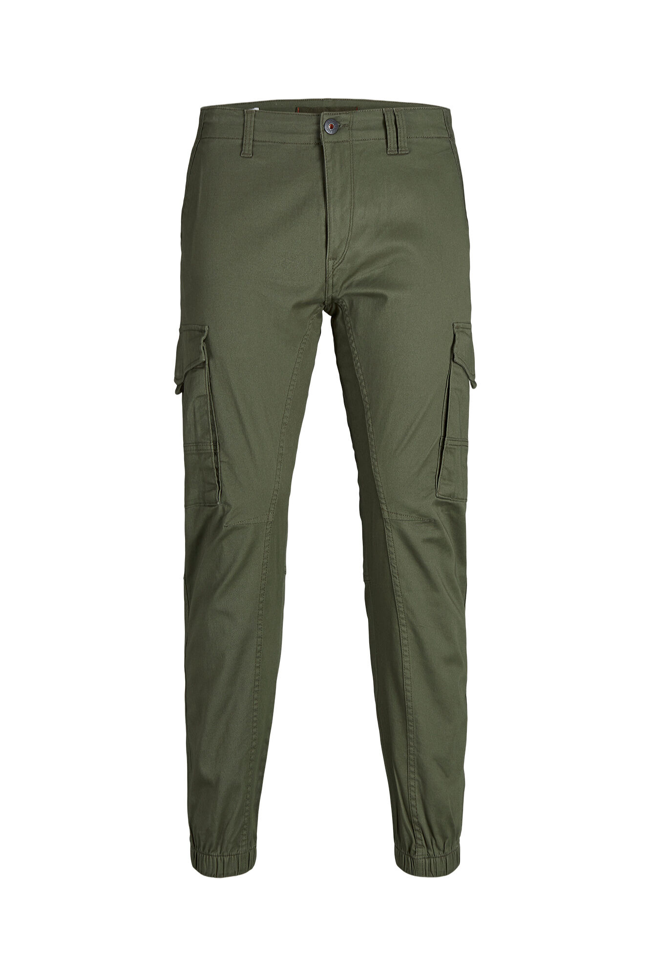 Jack & Jones Pantal&oacute;n cargo de algod&oacute;n verde