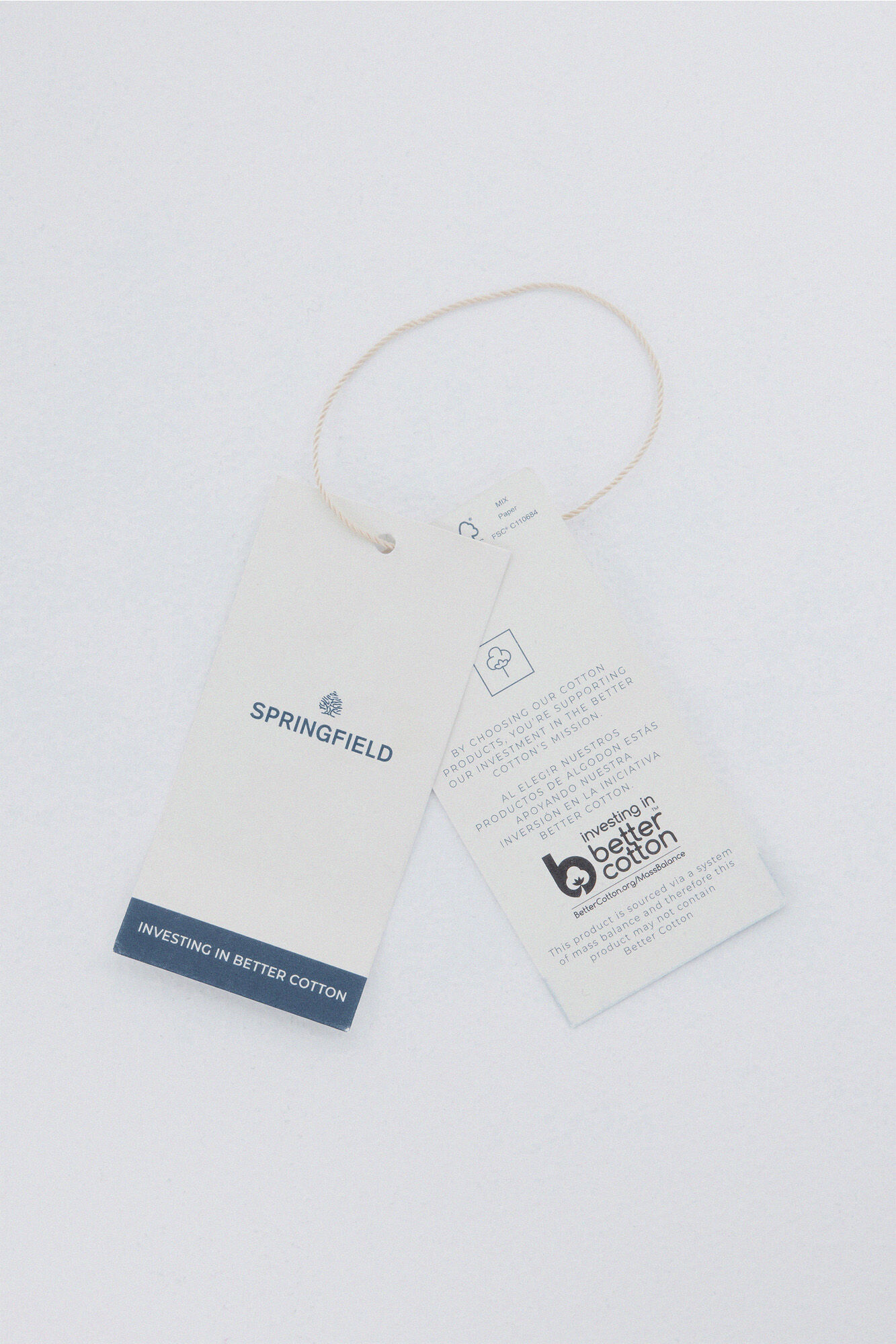 Springfield Jersey liso con cierre marino