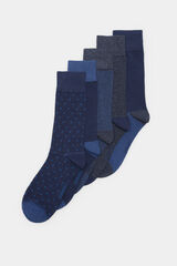 Springfield Pack 5 calcetines azules azul
