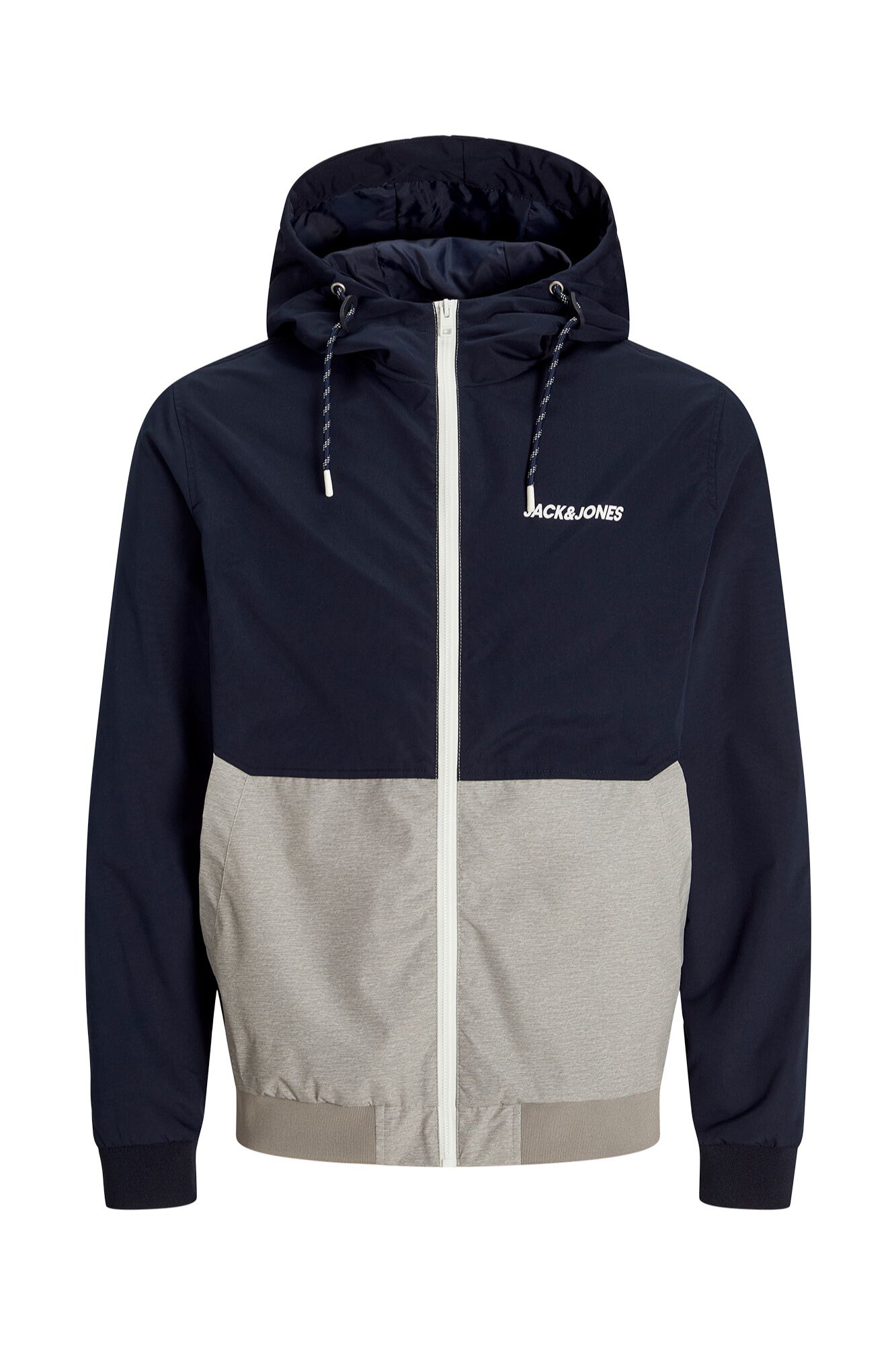 Jack & Jones Chamarra ligera con capucha marino