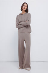 Springfield Pantalón culotte de tejido gris