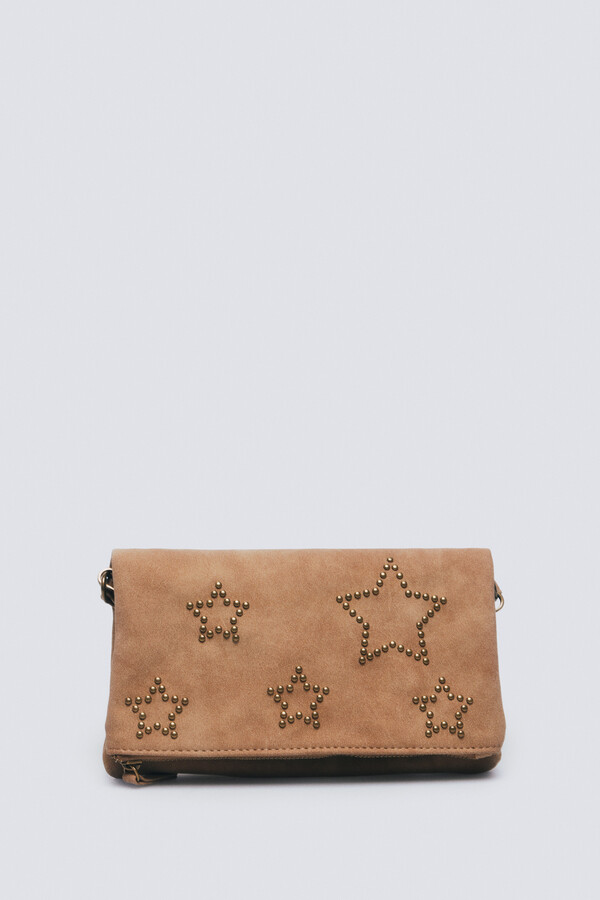 Springfield Bolsa bandolera estrellas tachuelas  estampado