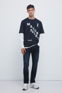 Springfield Jeans azul muy oscuro slim fit