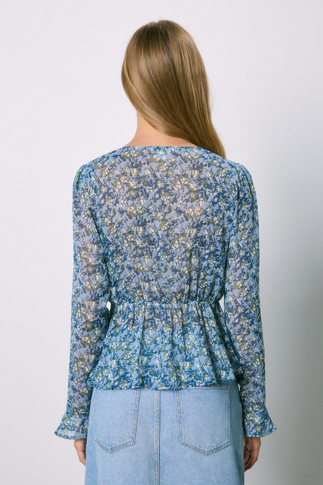 High Spirits Camisa Olivia azul indigo