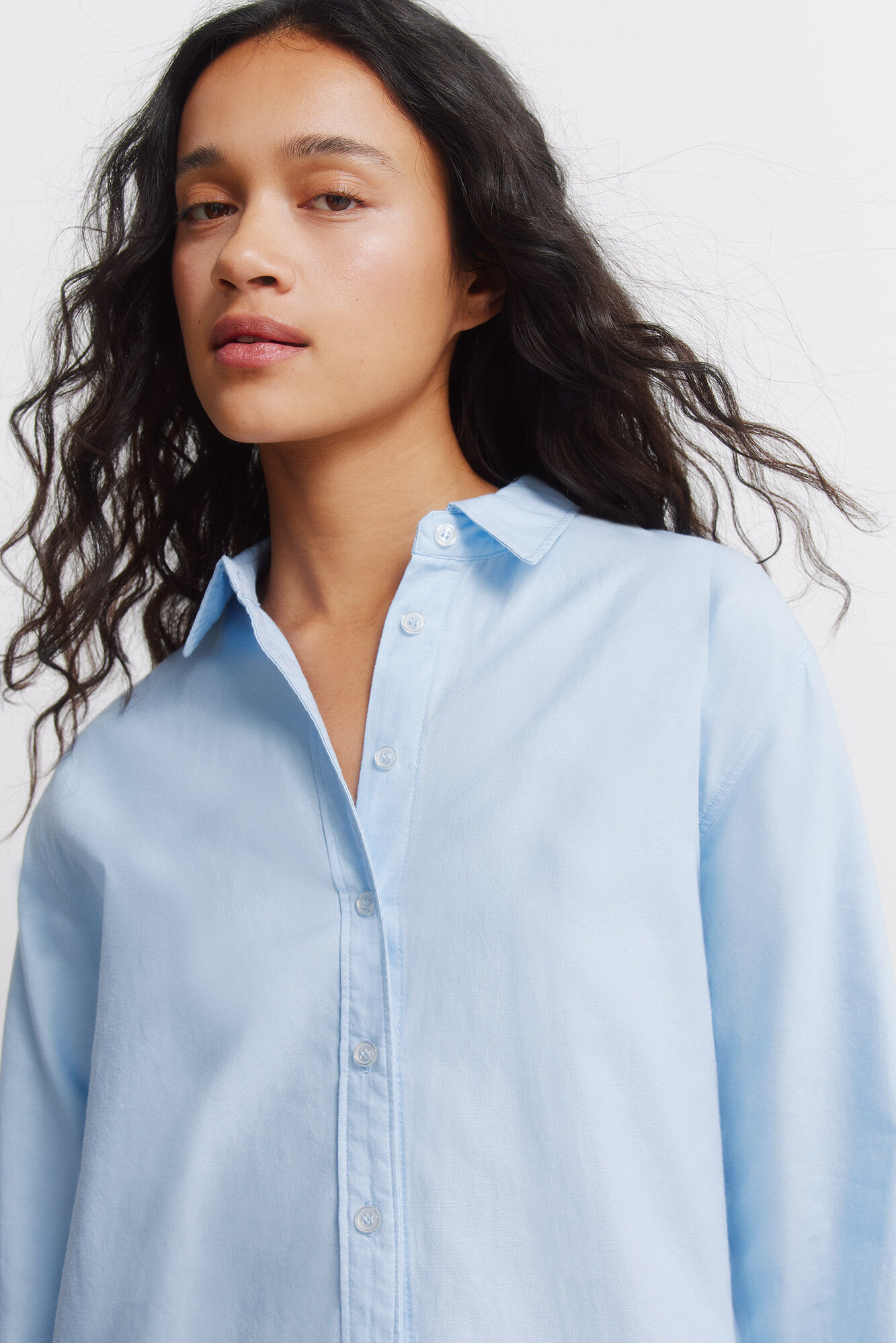 Springfield Camisa Oxford algod&oacute;n azul