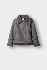 Springfield Kids Chamarra biker doble faz ni&ntilde;a gris