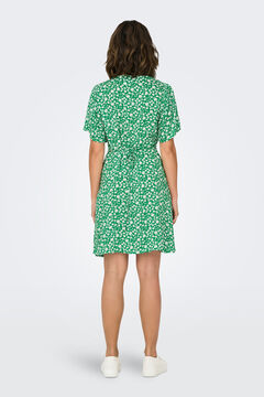Springfield Vestido corto estampado verde