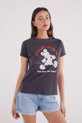 Springfield Playera "Mickey Mouse" gris