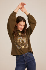 Springfield Sudadera Elefante Étnico estampado