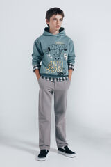 Springfield Kids Pantalón chino comfort slim fit niño gris