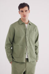 Springfield Sobrecamisa rústica kaki