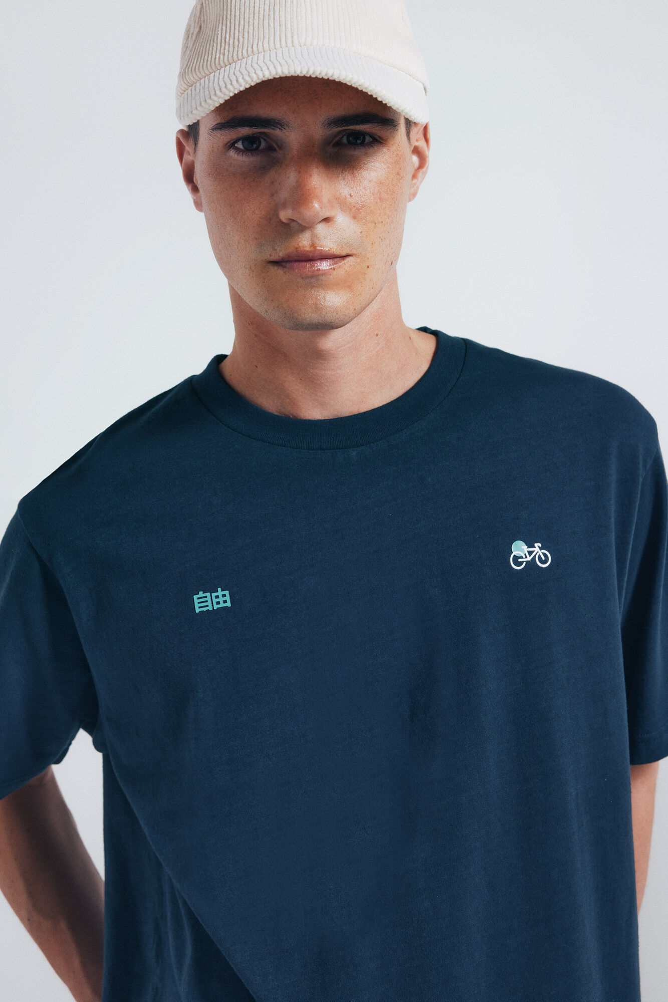 Springfield Camiseta bici Jap&oacute;n azul