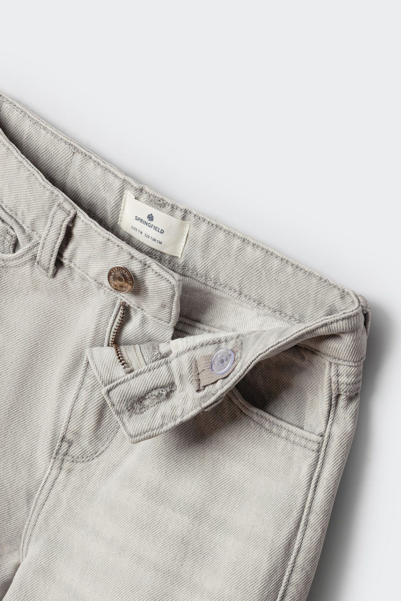 Springfield Kids Jeans culotte para ni&ntilde;a gris