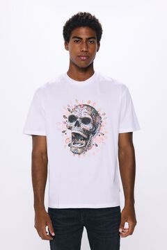 Springfield Playera calavera natural